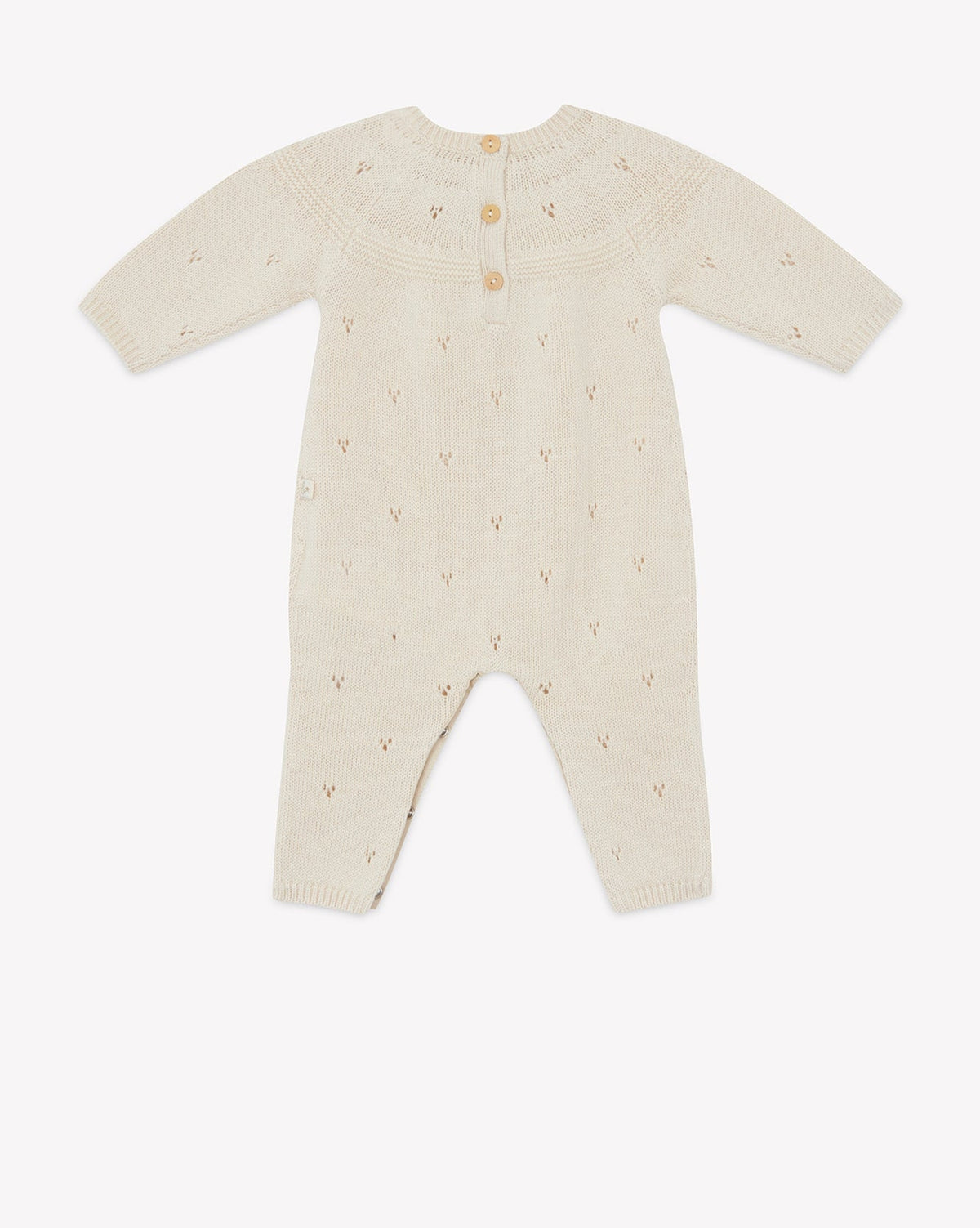 Lalaland cotton jumpsuit - Ecru Bonton