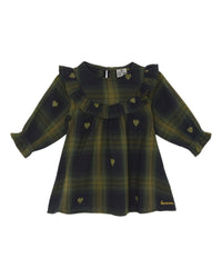 Robe Minetta en coton - Carreau Faroe