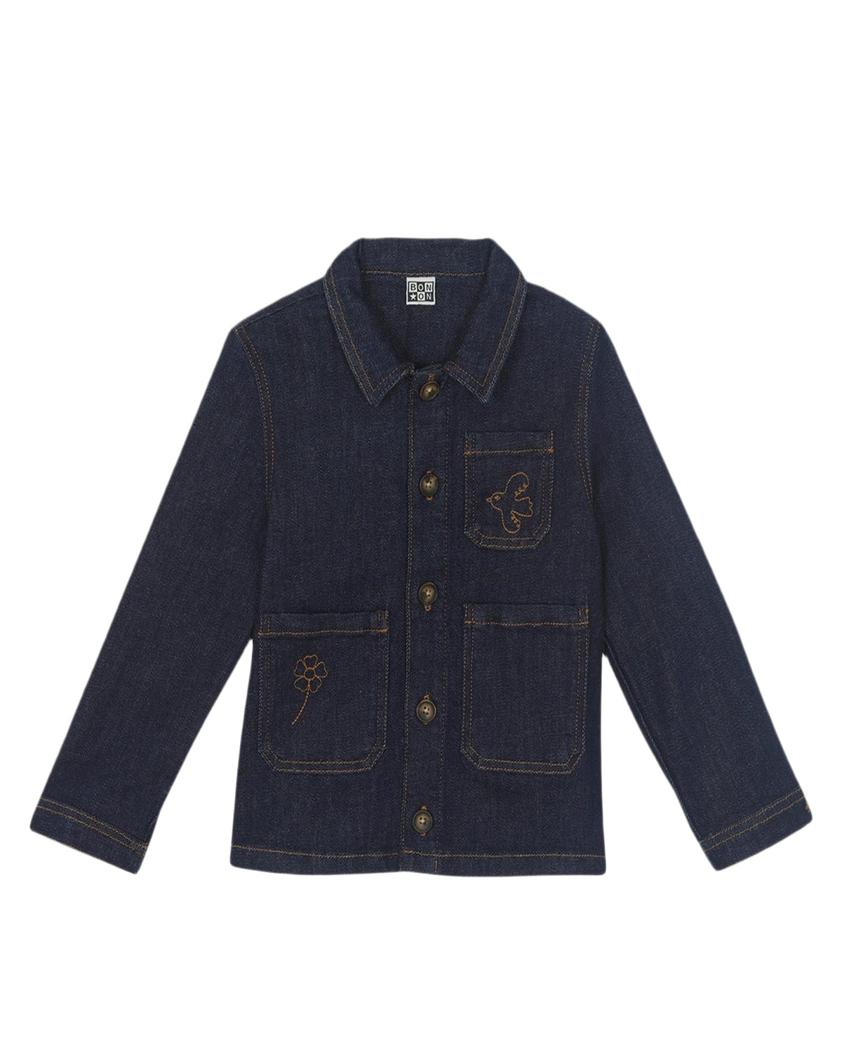 Ermana cotton jacket - Raw Denim
