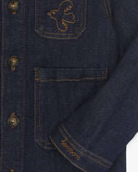 Ermana cotton jacket - Raw Denim