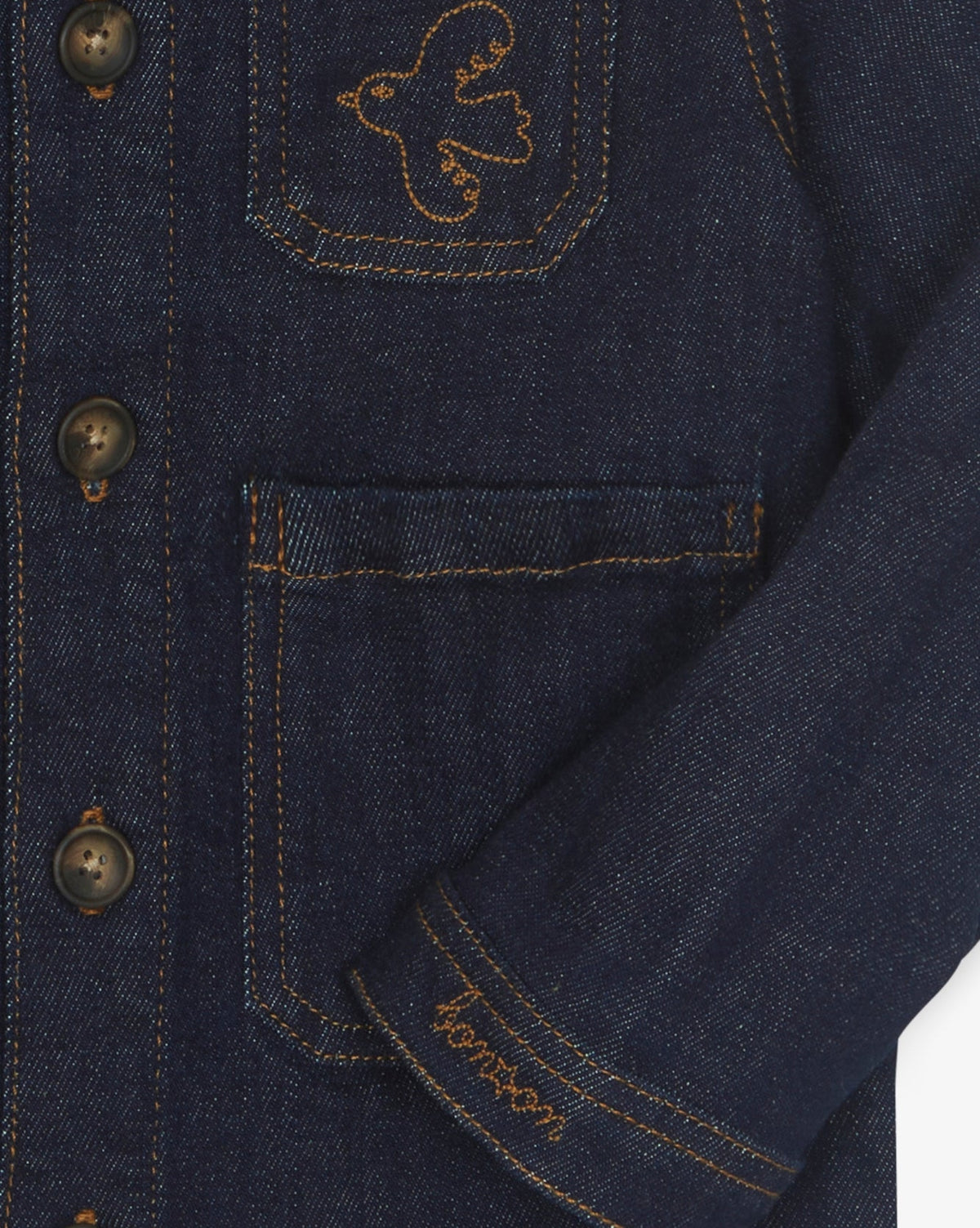 Ermana cotton jacket - Raw Denim