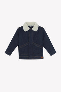 DENIM BRUT // BLOUSON MAO