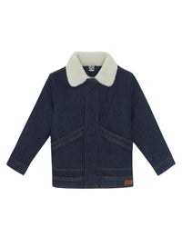 Cotton Mao jacket - Raw denim