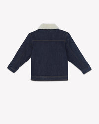 Cotton Mao jacket - Raw denim