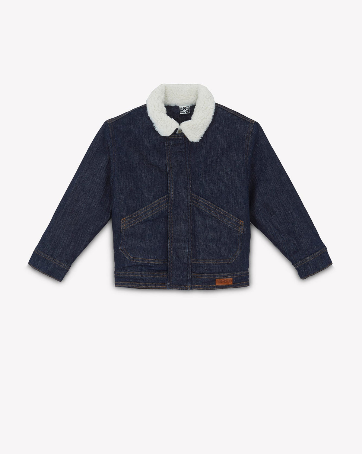 Cotton Mao jacket - Raw denim