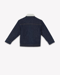 Cotton Mao jacket - Raw denim
