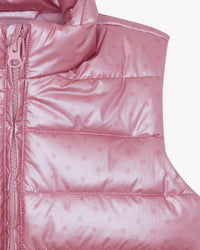 Cotton Sailor-style Puffer Jacket - Rose Blossom