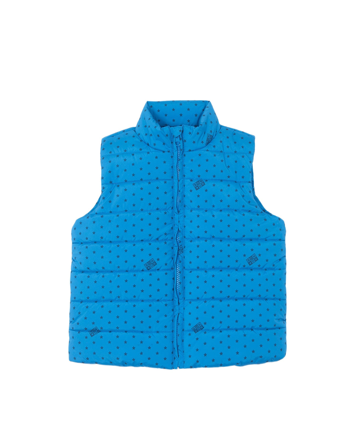 Cotton Sailor-style Puffer Jacket - Nordic Blue
