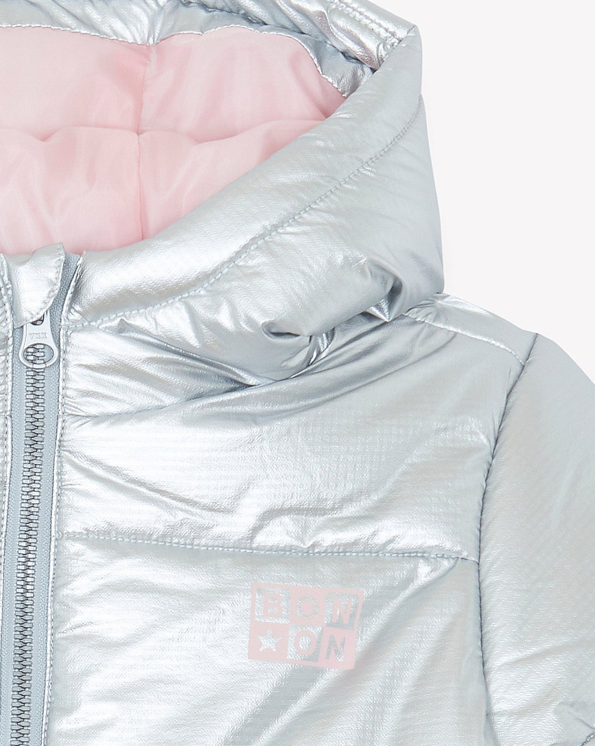Meli Girl Down Jacket - Silver