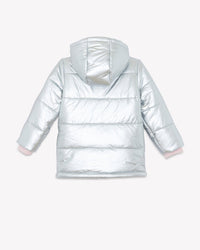 Meli Girl Down Jacket - Silver