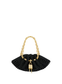 Sac Kenny mini en soie - Noir