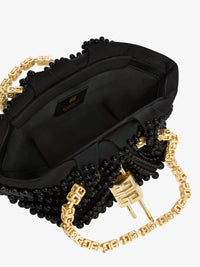 Sac Kenny mini en soie - Noir