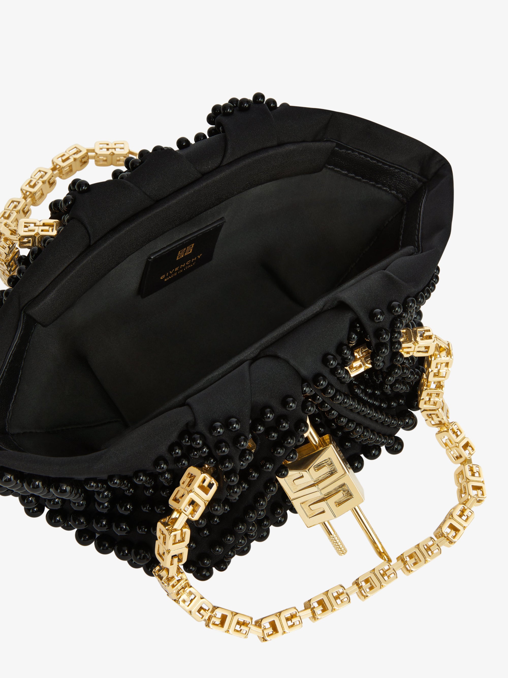 Sac Kenny mini en soie - Noir