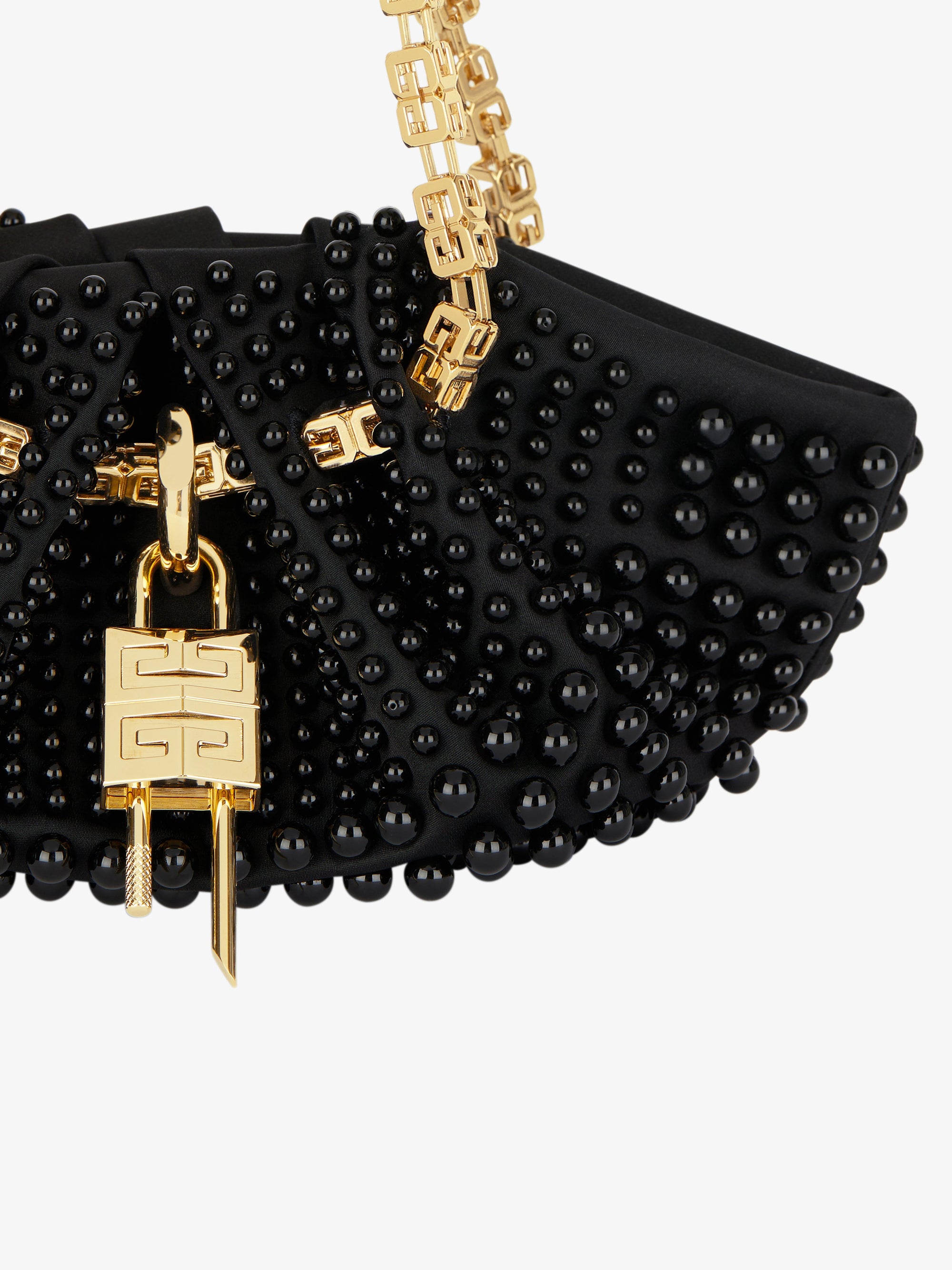 Sac Kenny mini en soie - Noir