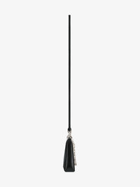 Sac Cut Out micro en cuir - Noir