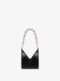 Sac Cut Out micro en cuir - Noir