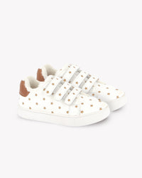 Basil Scratch leather trainers - Brown