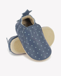 Doudou Star leather slippers - Blue
