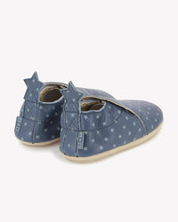 Doudou Star leather slippers - Blue