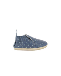 Doudou Star leather slippers - Blue