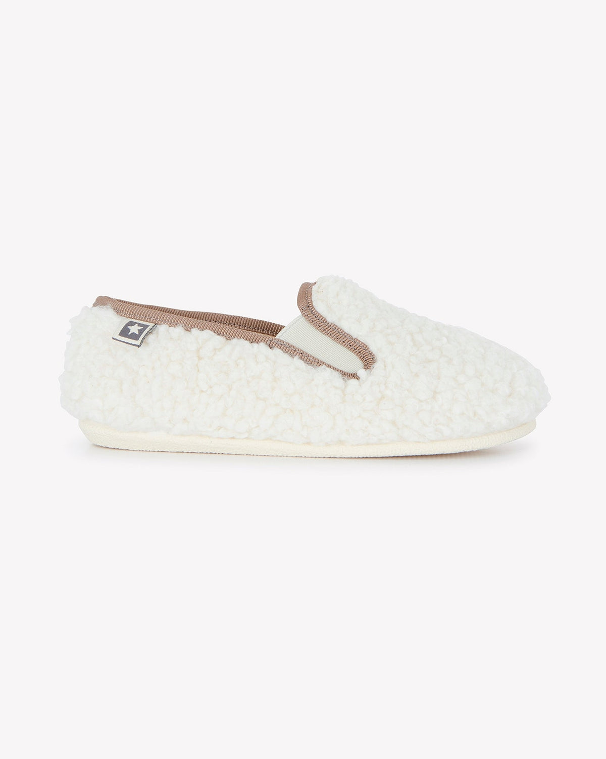 John Sherpa Sheepskin Slippers - Ecru