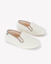 John Sherpa Sheepskin Slippers - Ecru