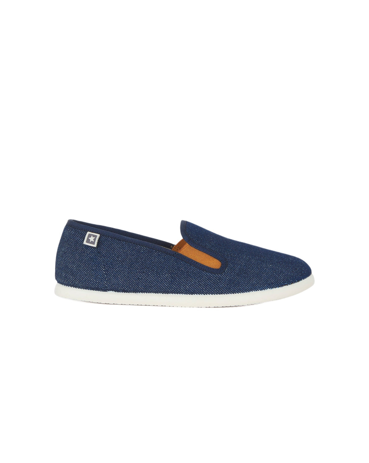 John Jean cotton slippers - Denim