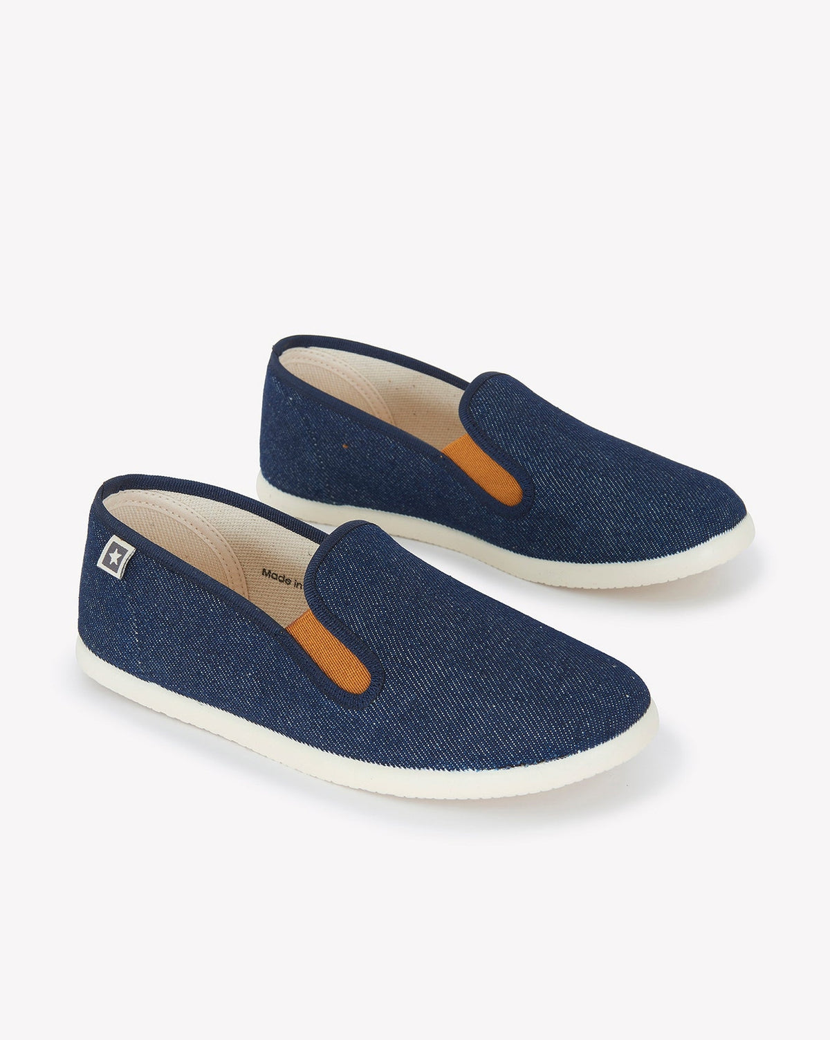 John Jean cotton slippers - Denim