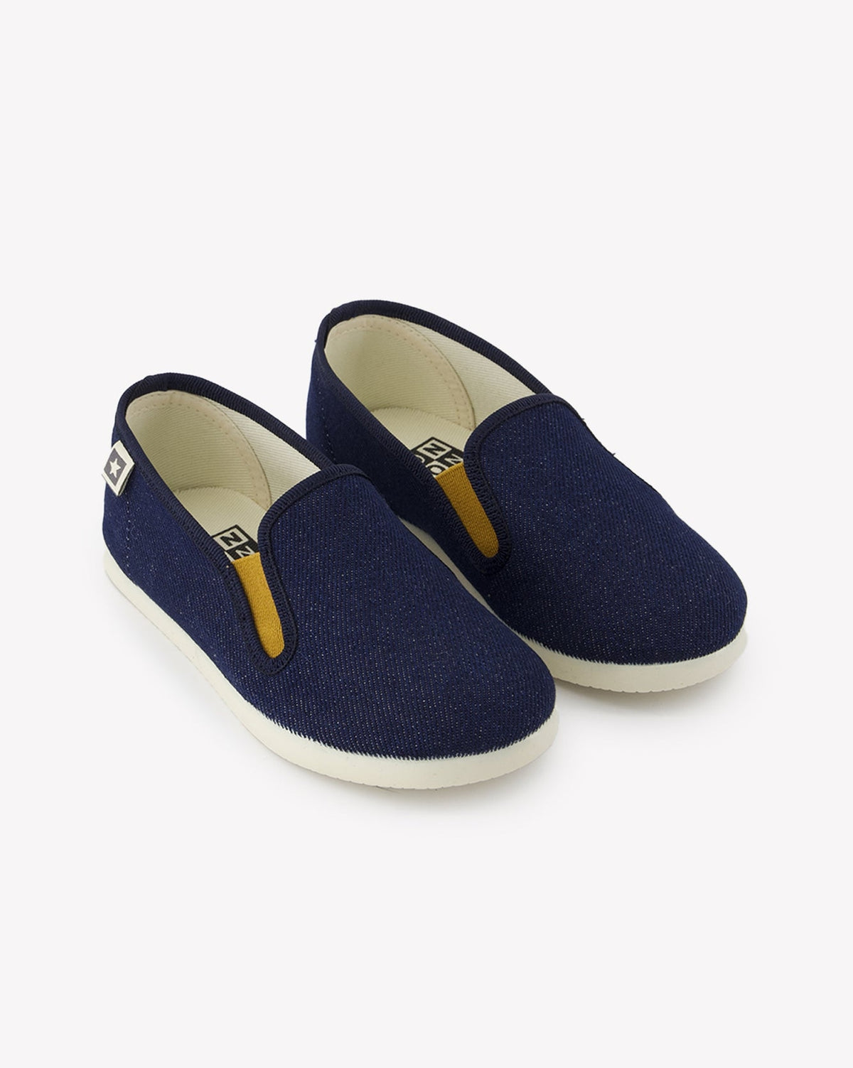 John Jean cotton slippers - Denim