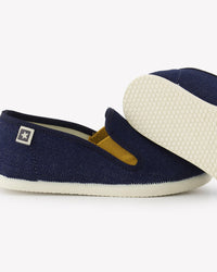 John Jean cotton slippers - Denim