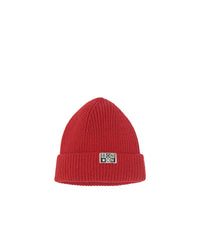 Blueberry wool hat - Red Flag