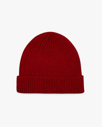 Blueberry wool hat - Red Flag
