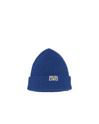 Blueberry wool hat - Raw Blue