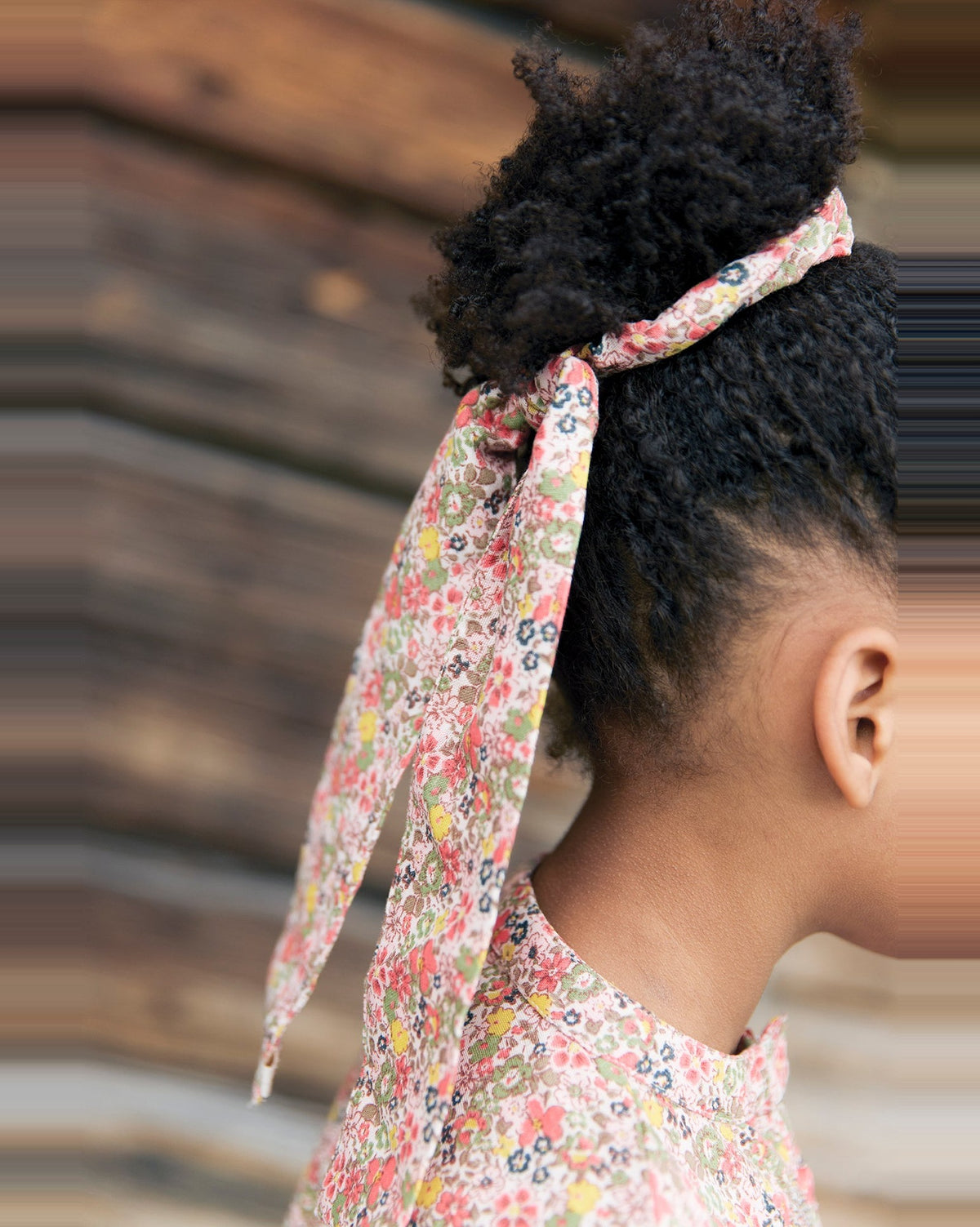 Cotton scrunchie - Meadow