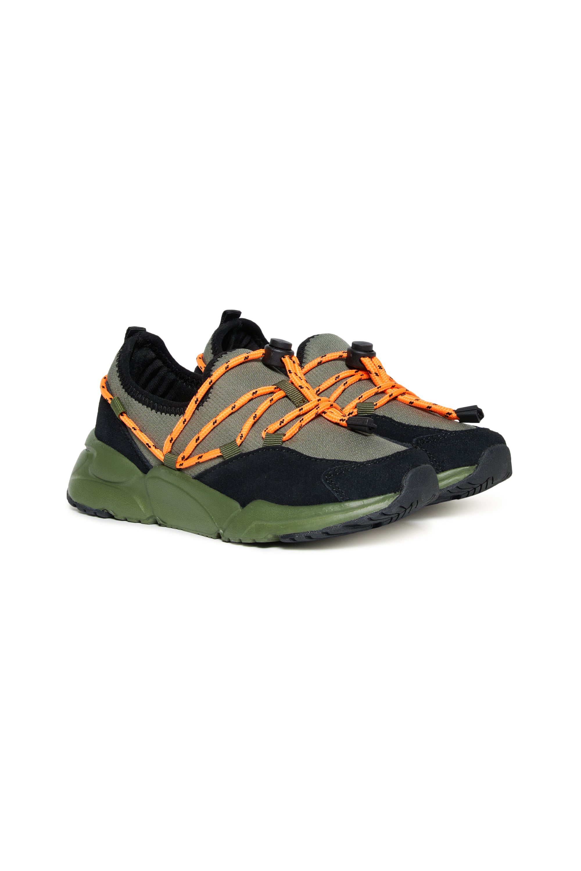 Aloe & Black & Orange Fluo Baskets - Aloe & Black & Orange Fluo
