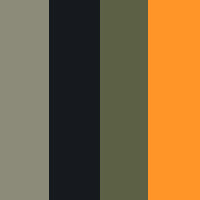 Aloe & Black & Orange Fluo Baskets - Aloe & Black & Orange Fluo