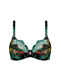 Fleurs Étoile printed triangle bra - Éclat Étoile