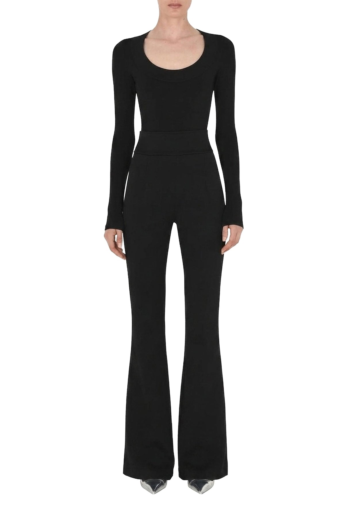 Sasha Ballet Neck Body - Black