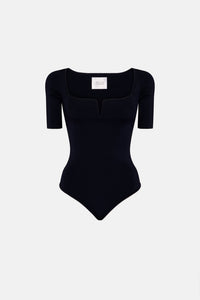 Freya Short Sleeved Body - Black