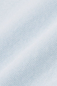 Be Nice Cropped T-Shirt - Baby Blue & White