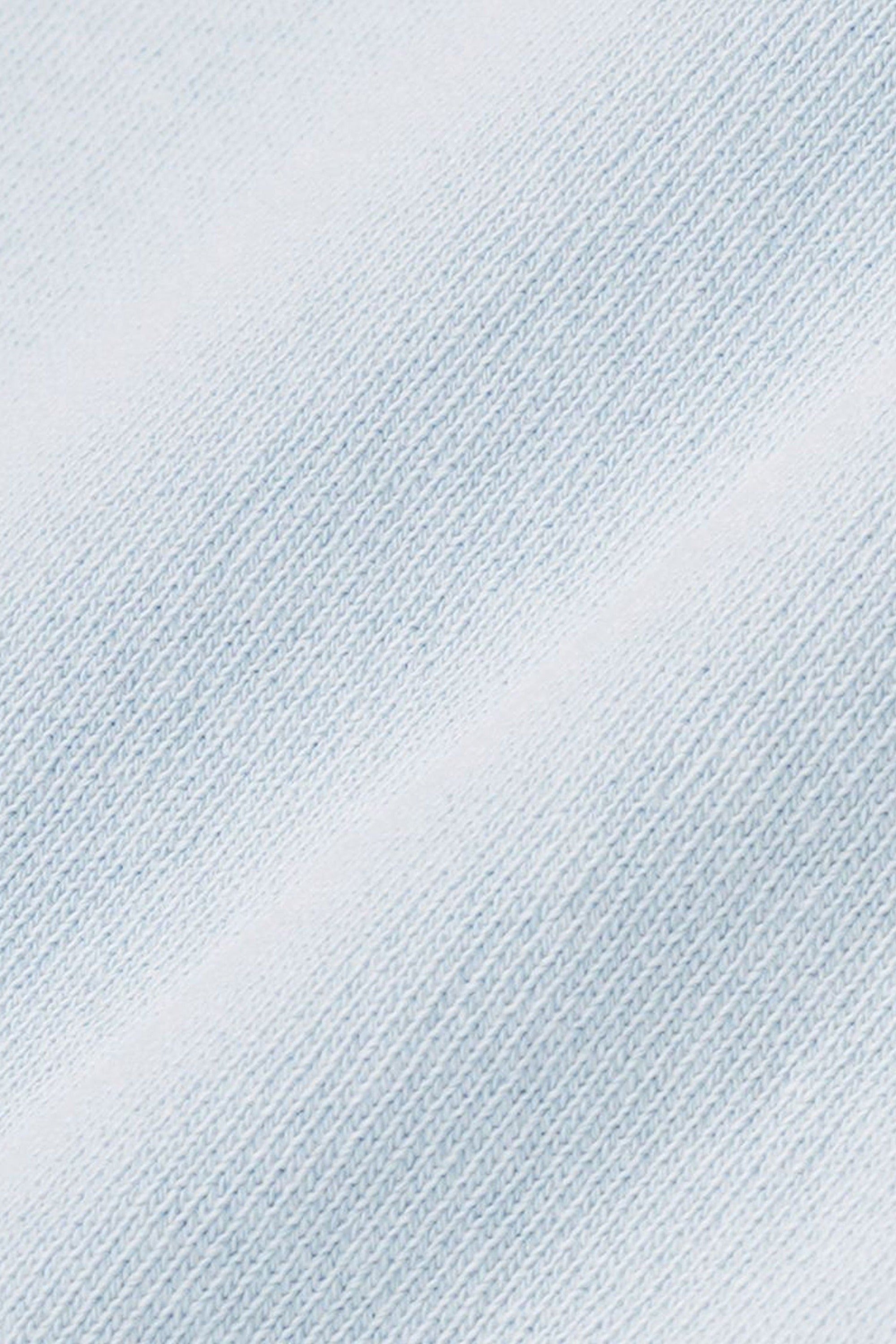 Be Nice Cropped T-Shirt - Baby Blue & White