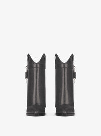 Bottines Shark Lock Cowboy 60 en cuir vieilli - Black