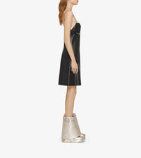 Shark Lock Biker 85 leather ankle boots - Dusty Golden