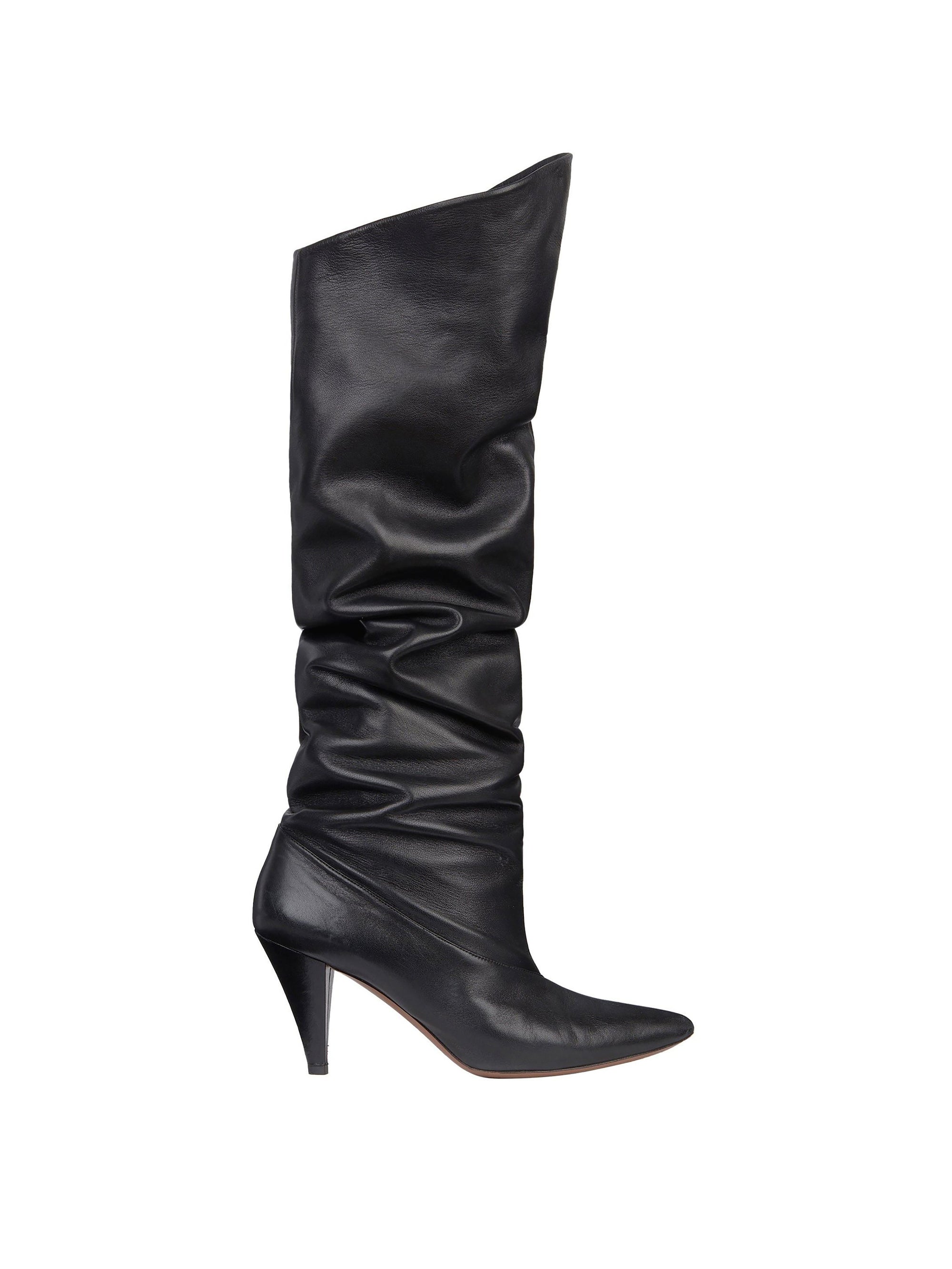 Bottes 80 en cuir souple - Noir