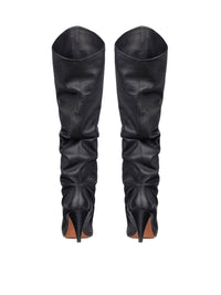 Bottes 80 en cuir souple - Noir