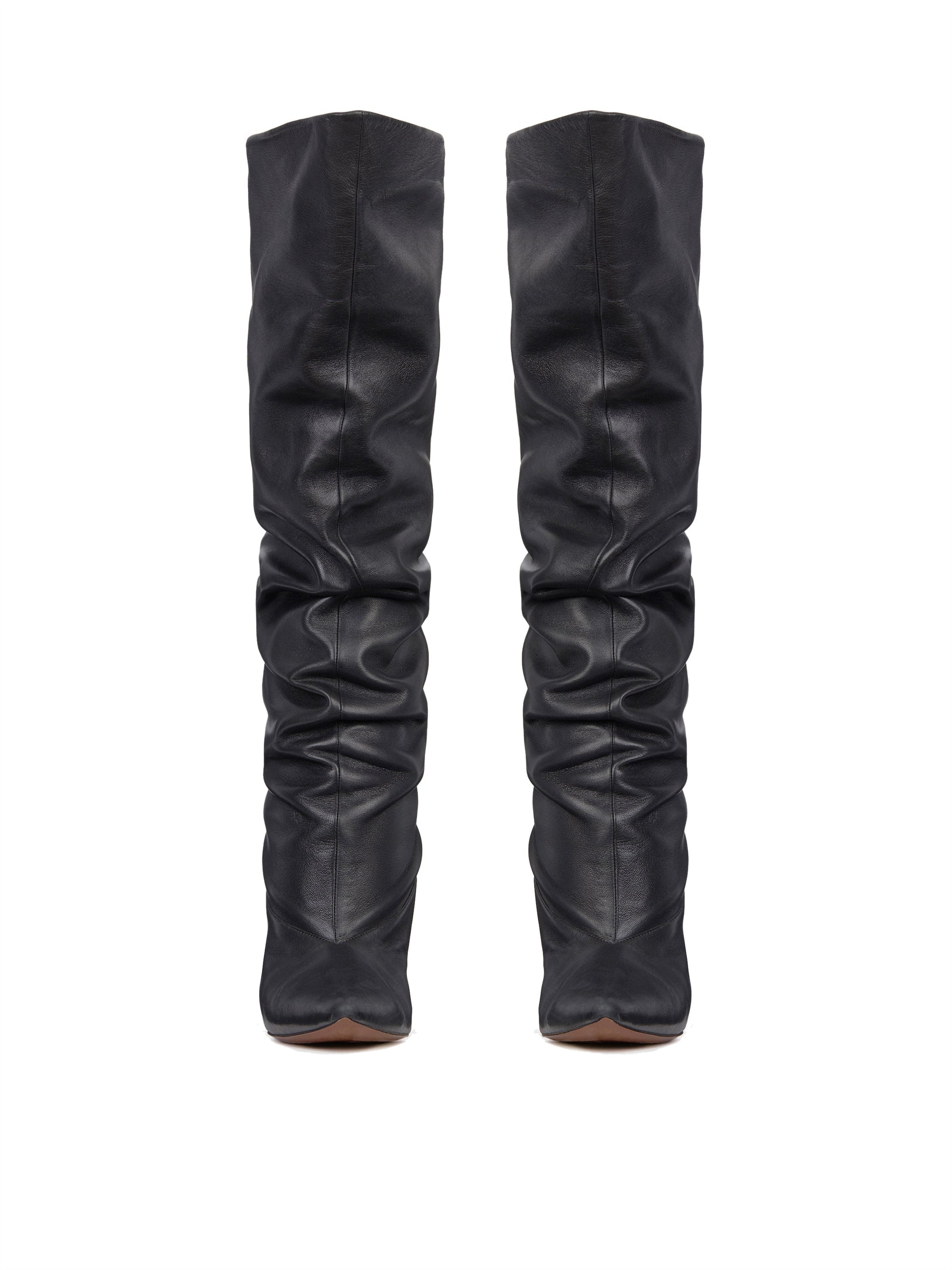 Bottes 80 en cuir souple - Noir