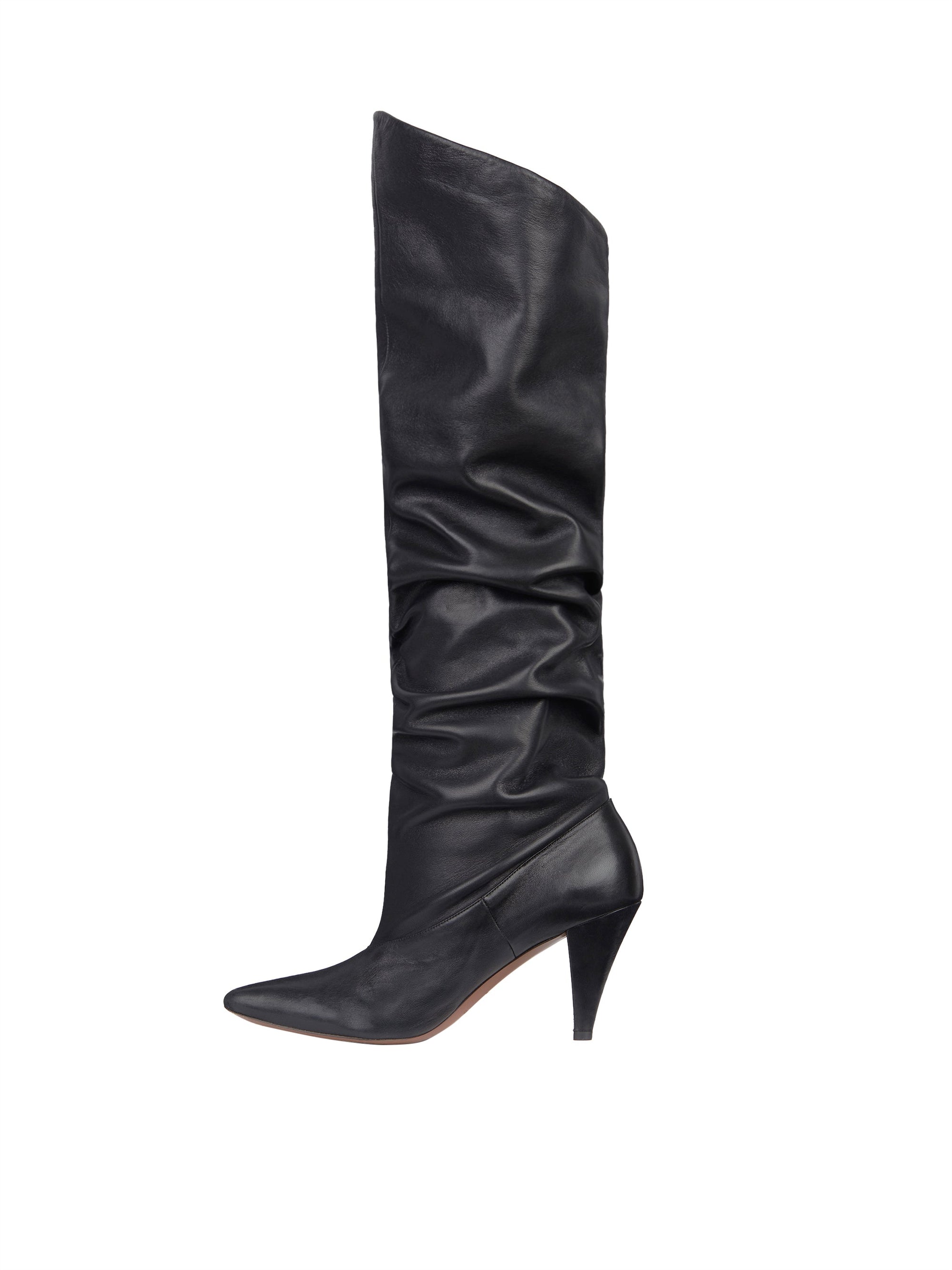 Bottes 80 en cuir souple - Noir