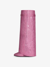 Bottes Shark Lock 90 avec strass - Neon Pink