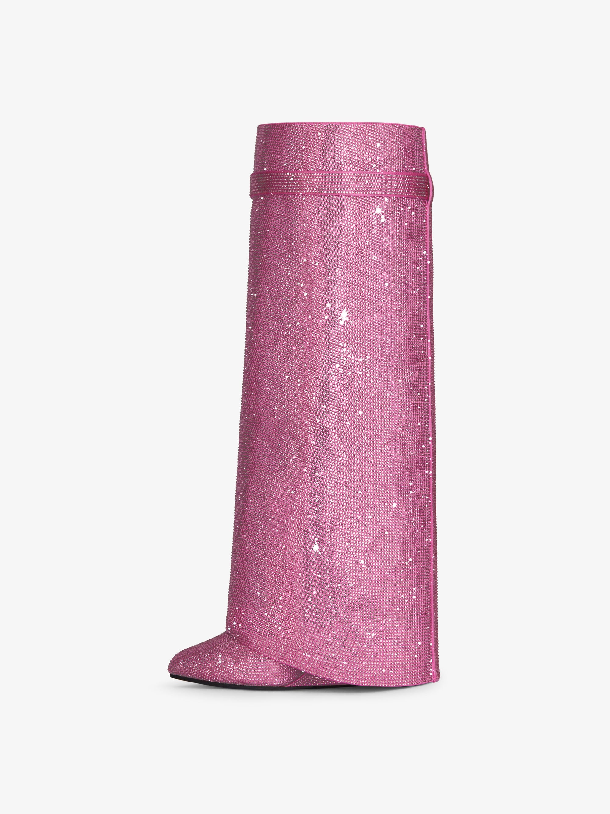 Bottes Shark Lock 90 avec strass - Neon Pink