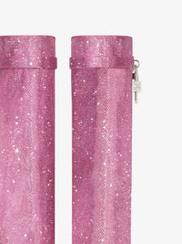 Bottes Shark Lock 90 avec strass - Neon Pink